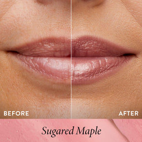 LAURA GELLER Sugared Maple Lipstick swatched on skin