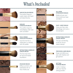 LAURA GELLER The Brush Vault makeup brushes in use
