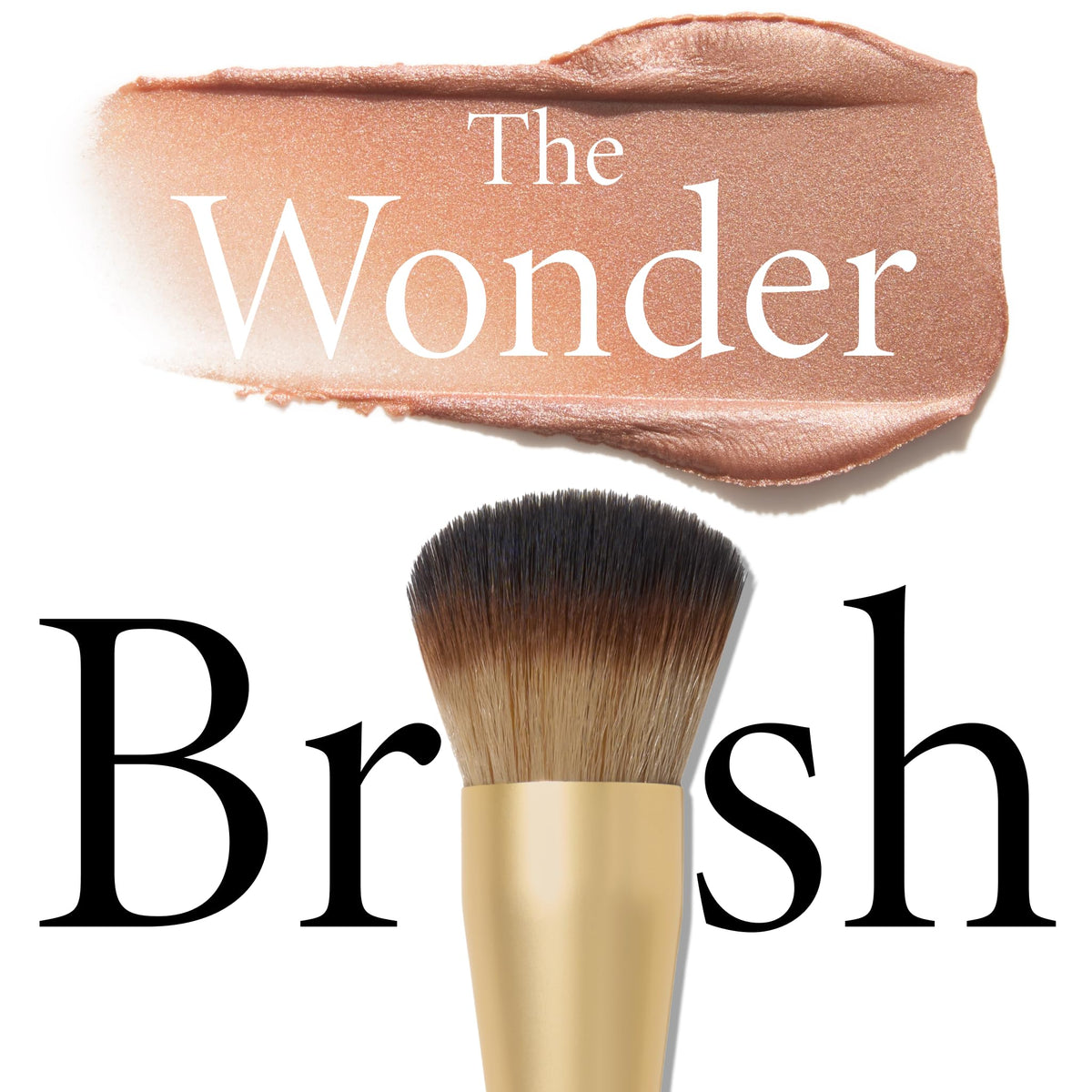 LAURA GELLER The Wonder Brush with blush on skin