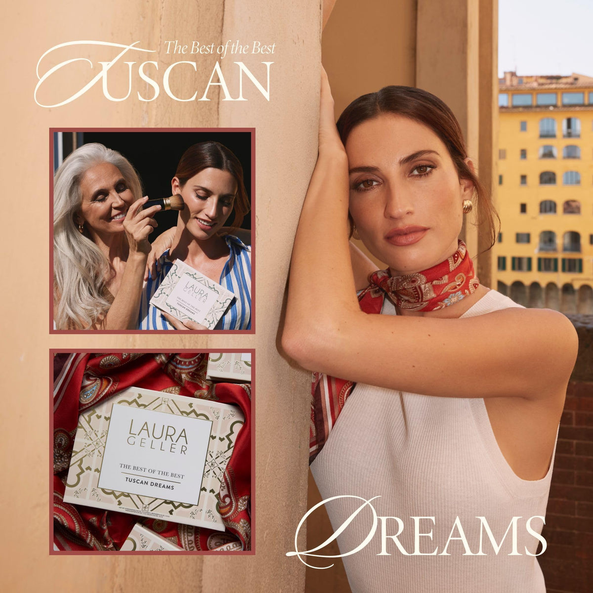 LAURA GELLER Tuscan Dreams palette in lifestyle setting