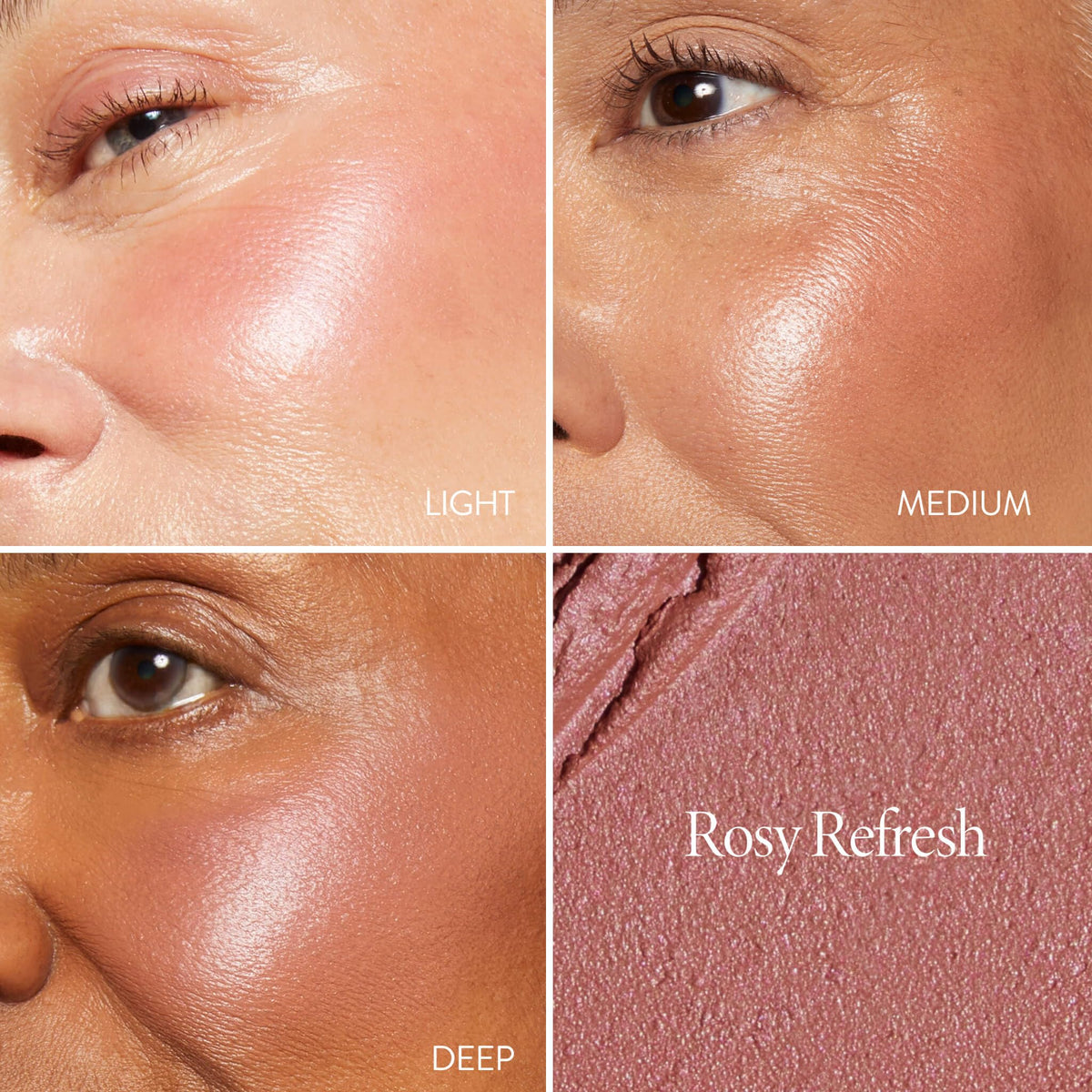LAURA GELLER Wonder Balm Cream Blush swatch on skin