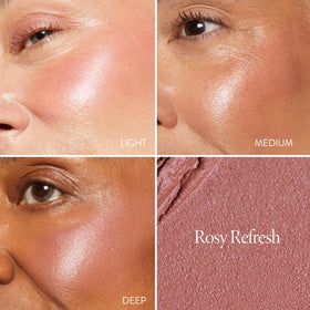 LAURA GELLER Wonder Balm Cream Blush swatch on skin