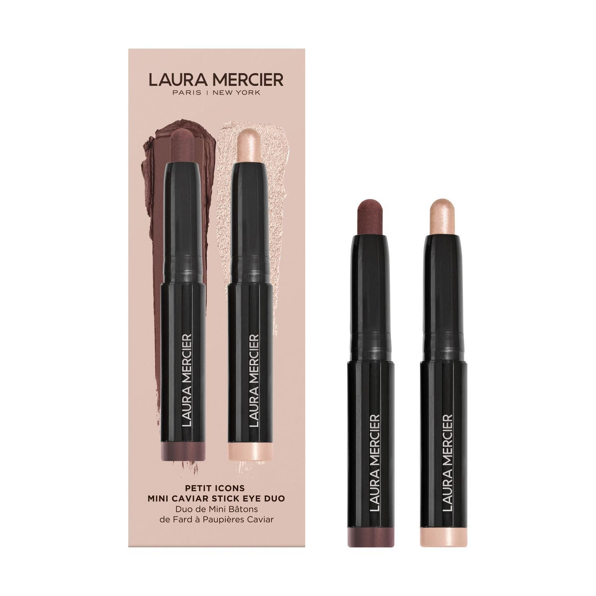 Laura Mercier Caviar Stick Cream Eyeshadow Duo Set front view