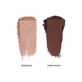 Laura Mercier Caviar Stick Cream Eyeshadow Duo Set with makeup brushes