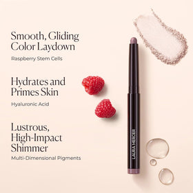 Laura Mercier Caviar Stick Cream Eyeshadow Mini Rosegold on makeup table