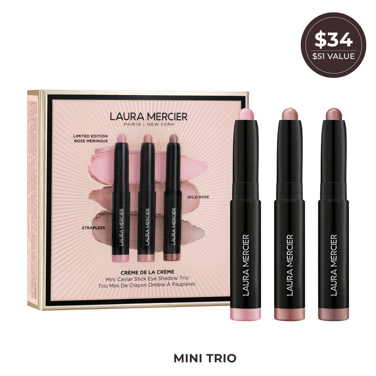 Laura Mercier Caviar Stick in Strapless shade