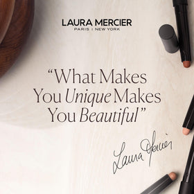 Laura Mercier Eye Brow Pencil Ash Blonde in use on model