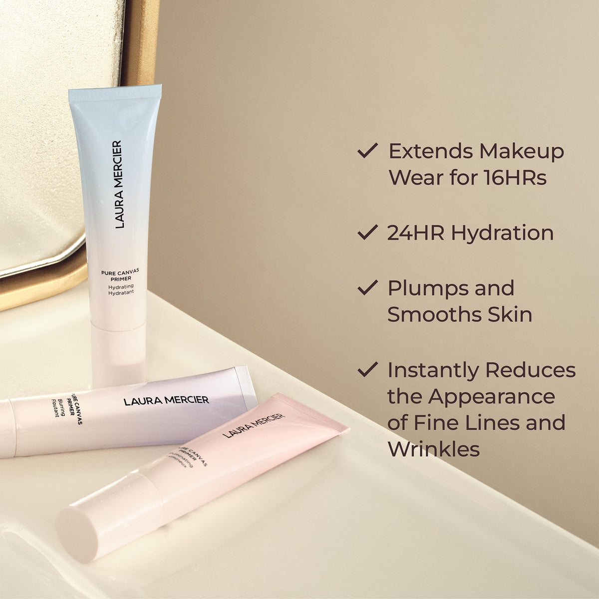 Laura Mercier Flawless Mini Set Duo on vanity