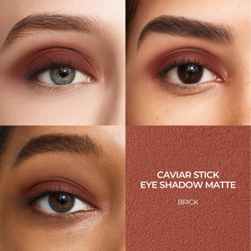 Laura Mercier Matte Caviar Stick Eye Color Brick swatch on skin