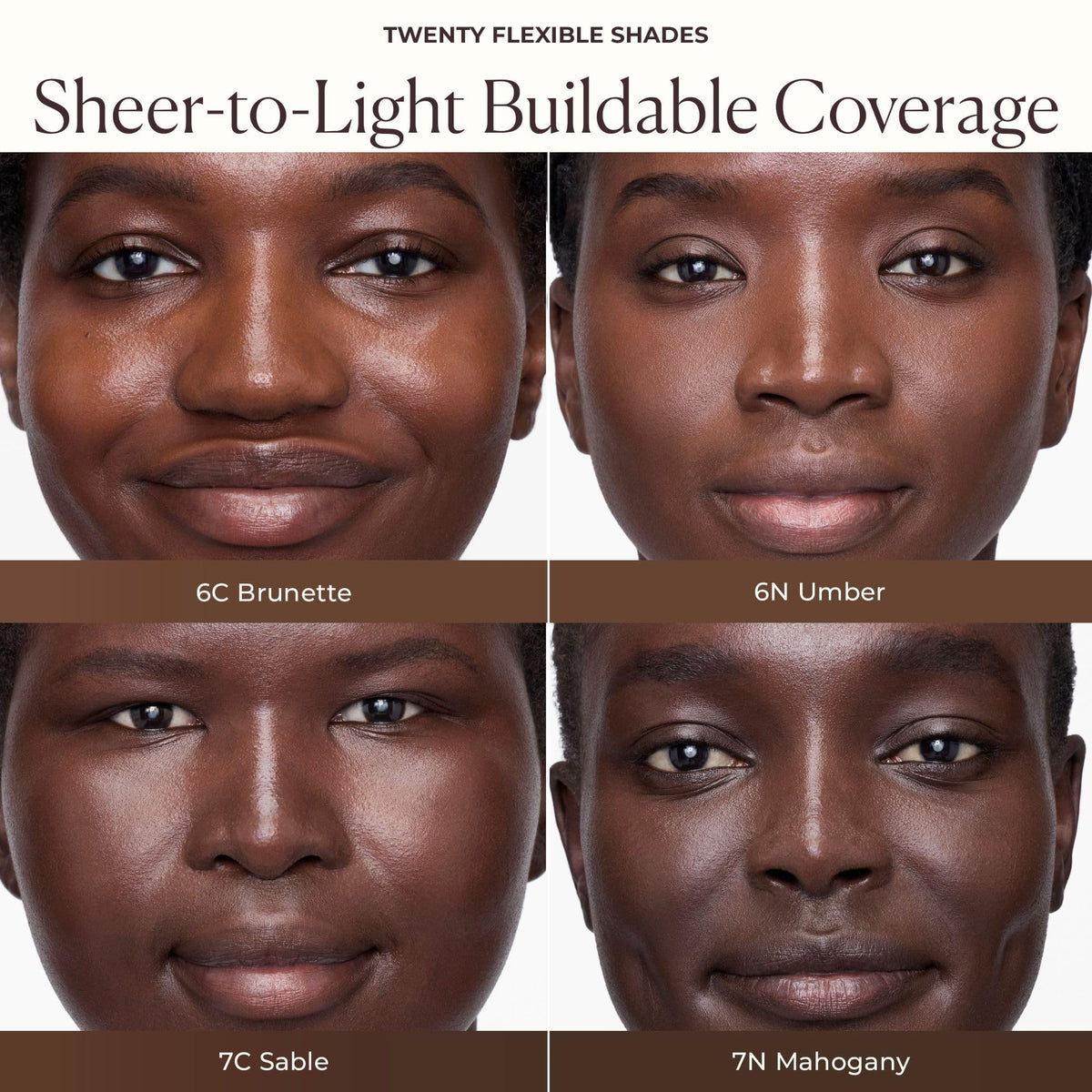 Laura Mercier Tinted Moisturizer application on model's face
