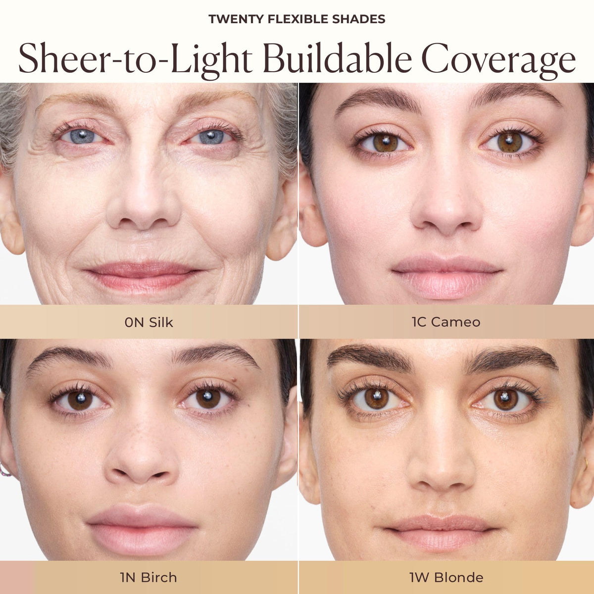 Laura Mercier Tinted Moisturizer Natural Dewy SPF 30 1C Cameo swatch