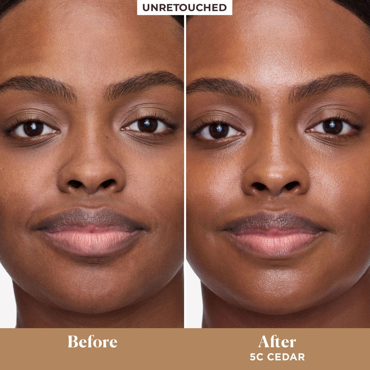 Laura Mercier Tinted Moisturizer Natural Dewy SPF 30 5C Cedar texture on skin
