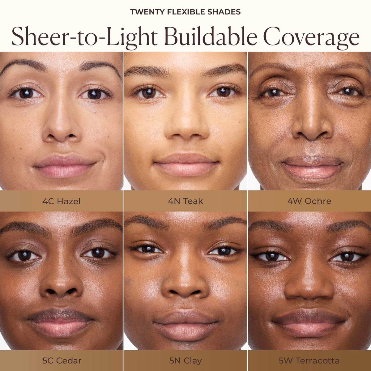 Laura Mercier Tinted Moisturizer Natural Dewy SPF 30 5N Clay on skin swatch