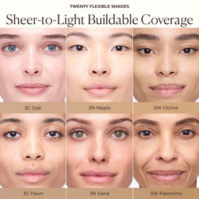 Laura Mercier Tinted Moisturizer with natural light reflection