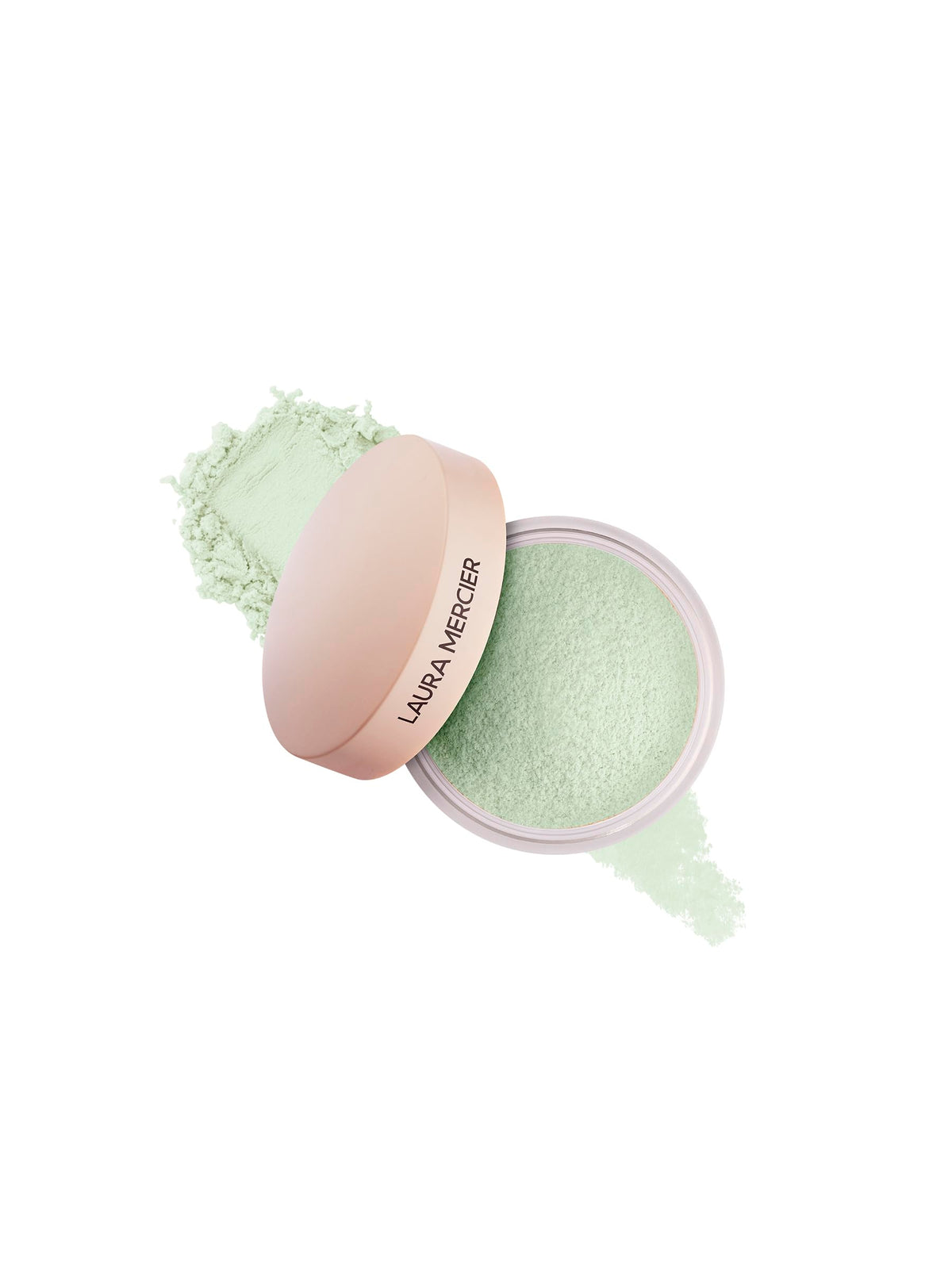 Laura Mercier Translucent Loose Setting Powder Mini in Mint Green front view