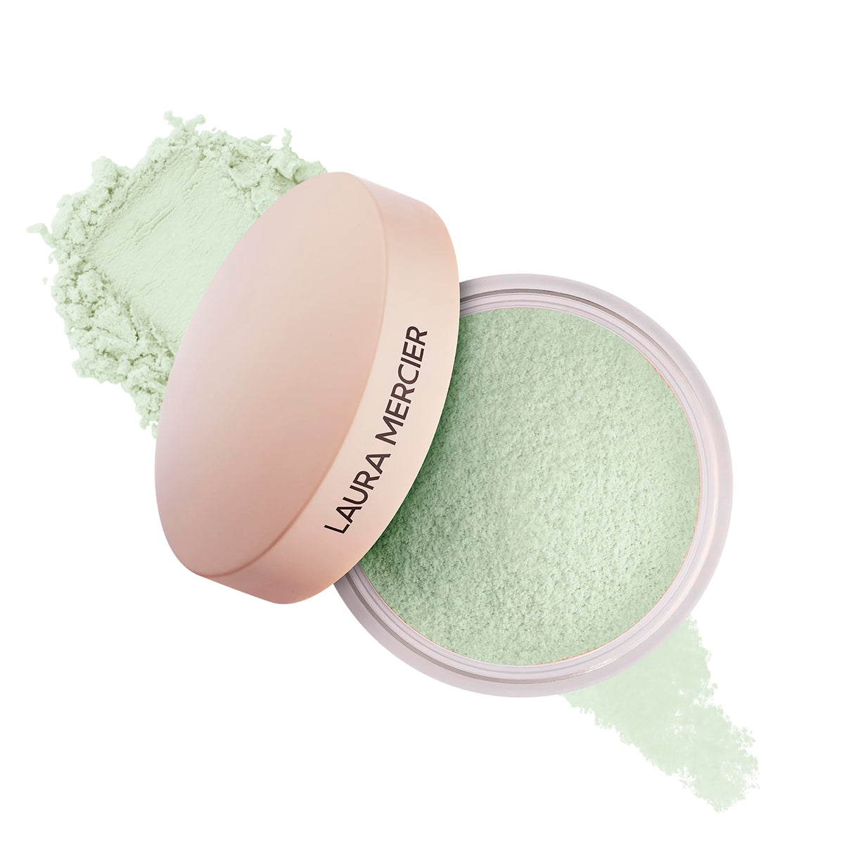 Laura Mercier Translucent Loose Setting Powder Mint Green front view
