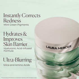 Laura Mercier Translucent Loose Setting Powder Mint Green with brush