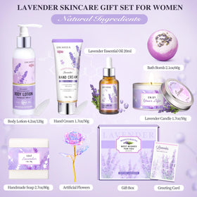 Lavender essential oil bottle from LUCOTIYA gift set