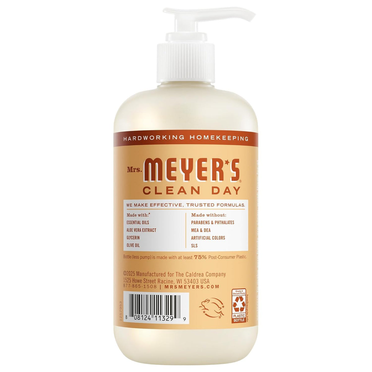 Lavender hand soap bottle with floral scent