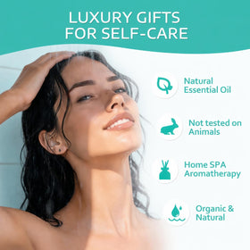 Lavender shower steamer with relaxing ambiance
