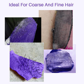 Lavender wax beads with a pleasant scent for hair removal