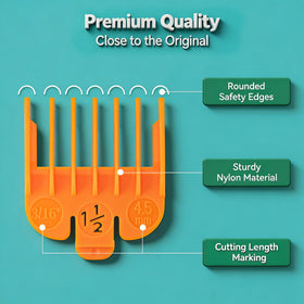 LAVEST Clipper Guards set dimensions and holder