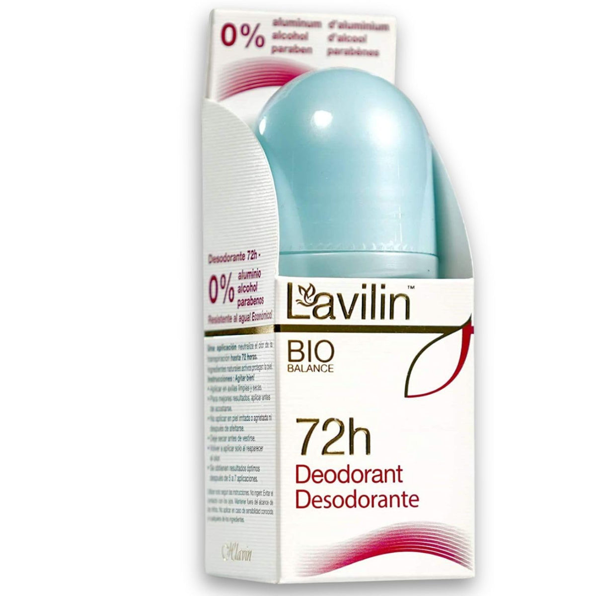 Lavilin Roll-On Deodorant front view with packaging