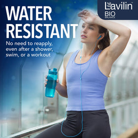 Lavilin Roll-On Deodorant lifestyle scene in bathroom