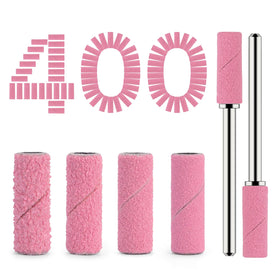 Lavinda Nail Drill Bits 400 Piece Set with various grit options