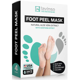 Lavinso Foot Peeling Mask packaging front view