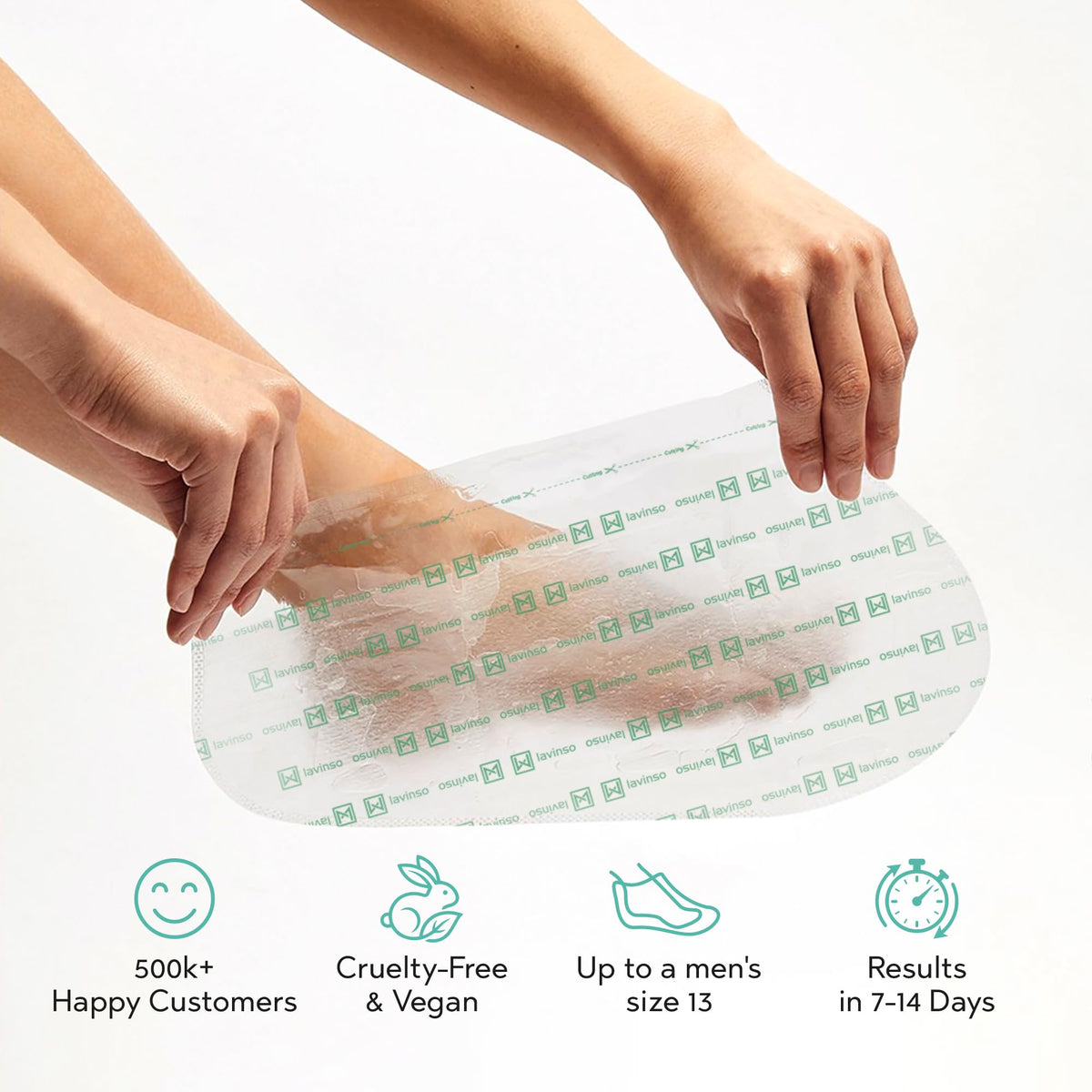 Lavinso Foot Peeling Mask results after use