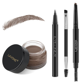 LAVONE Eyebrow Kit including brow pencil, pomade, and eyeliner
