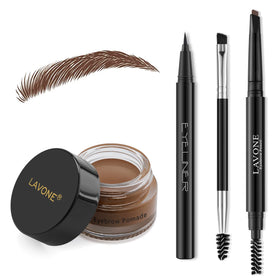 LAVONE Eyebrow Makeup Kit with brow pencil and pomade