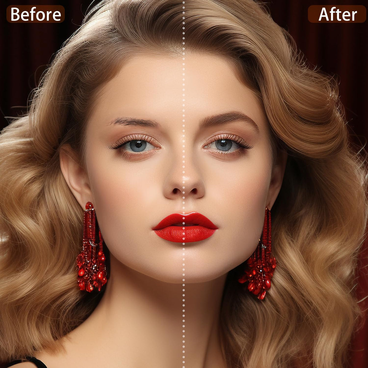 LAVONE Eyebrow Pen Kit displayed with makeup setup