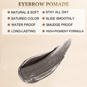 LAVONE eyebrow pomade in dark grey