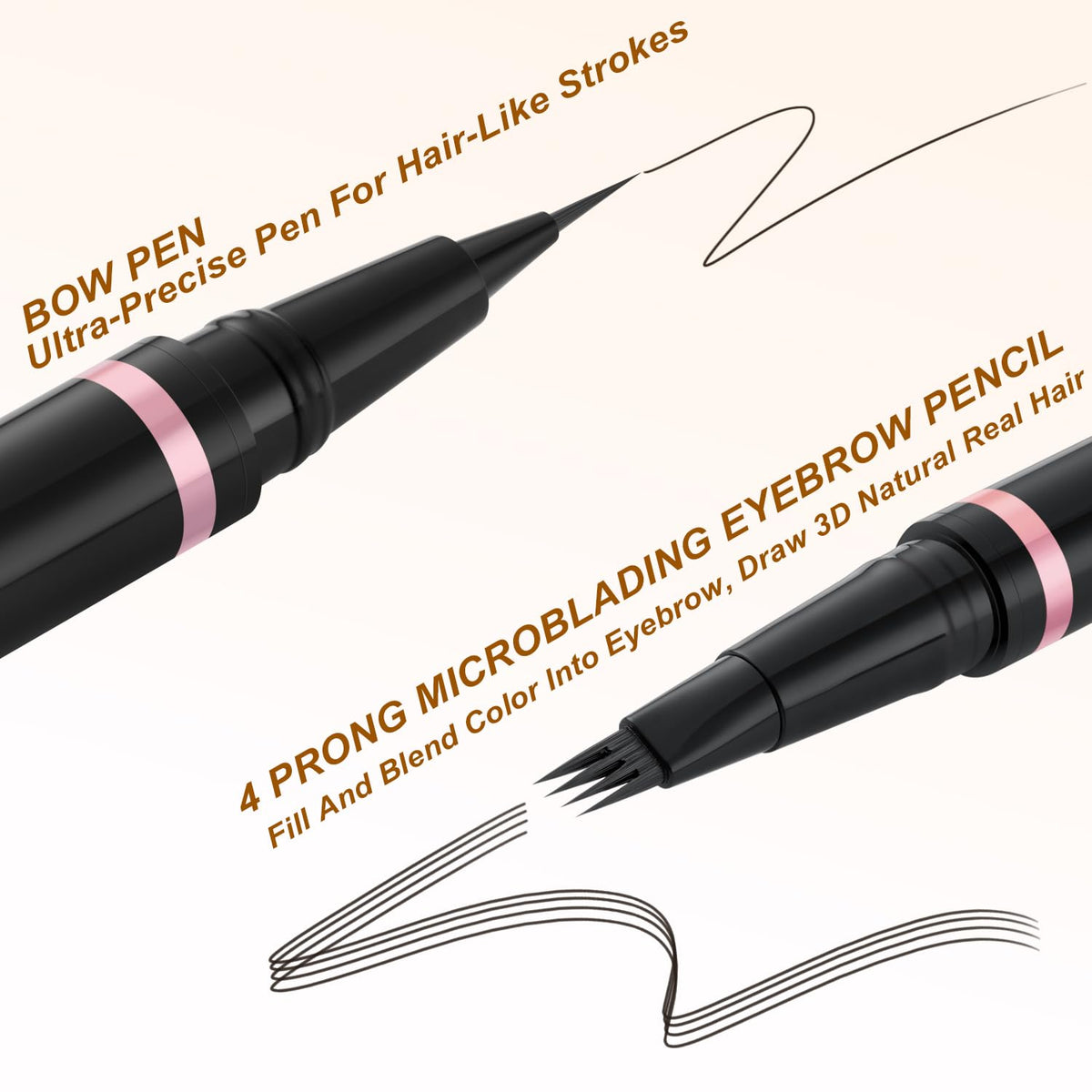 LAVONE eyebrow pomade in ebony shade with brush