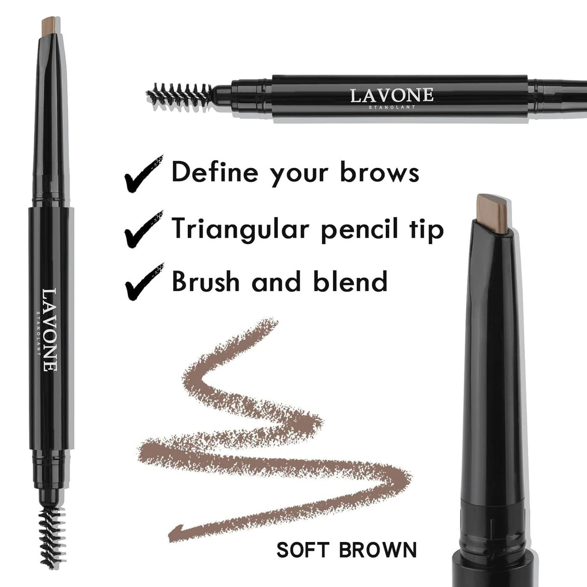 LAVONE liquid eyeliner black with precise tip