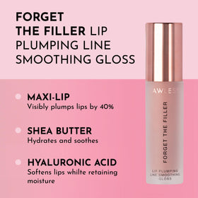 LAWLESS Forget The Filler Lip Plumper Gloss applicator close-up