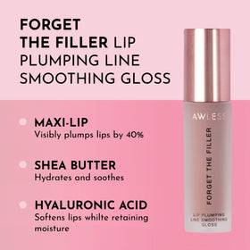 LAWLESS Forget The Filler Lip Plumper Gloss applicator close-up