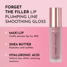 LAWLESS Forget The Filler Lip Plumper Gloss applicator close-up