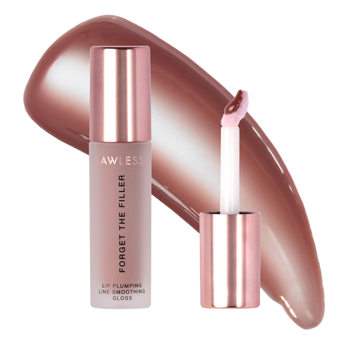 LAWLESS Forget The Filler Lip Plumper Gloss in George, front view