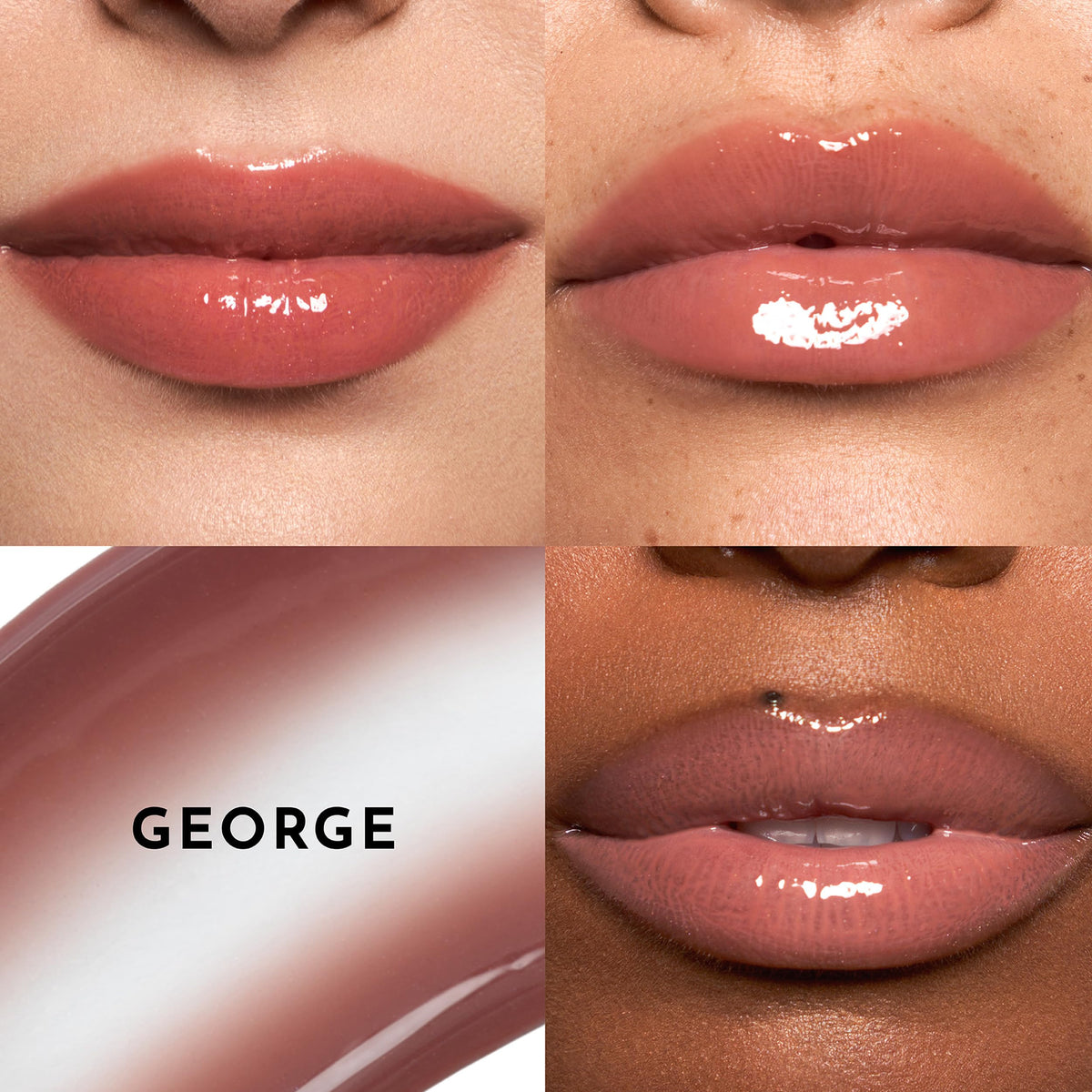 LAWLESS Forget The Filler Lip Plumper Gloss in George with makeup setup