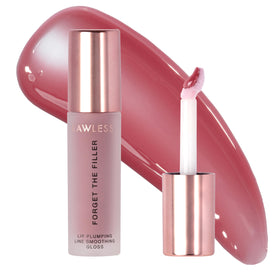 LAWLESS Forget The Filler Lip Plumper Gloss in Velvet Pink front view