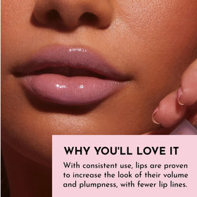 LAWLESS Forget The Filler Lip Plumper Gloss Lavender Sorbet texture