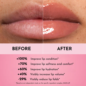 LAWLESS Forget The Filler Lip Plumper Gloss swatch on lips