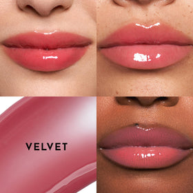 LAWLESS Forget The Filler Lip Plumper Gloss with a natural background