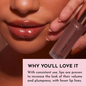 LAWLESS Forget The Filler Lip Plumper Gloss with natural ingredients