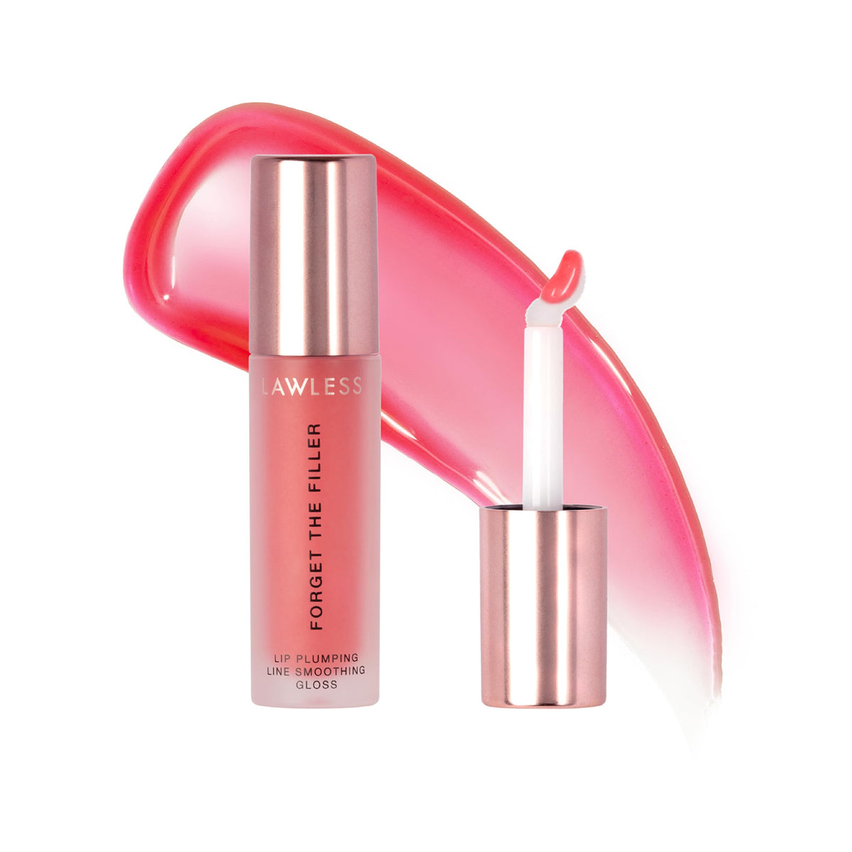 Lawless Forget the Filler Lip Plumping Gloss Cherry Vanilla front view