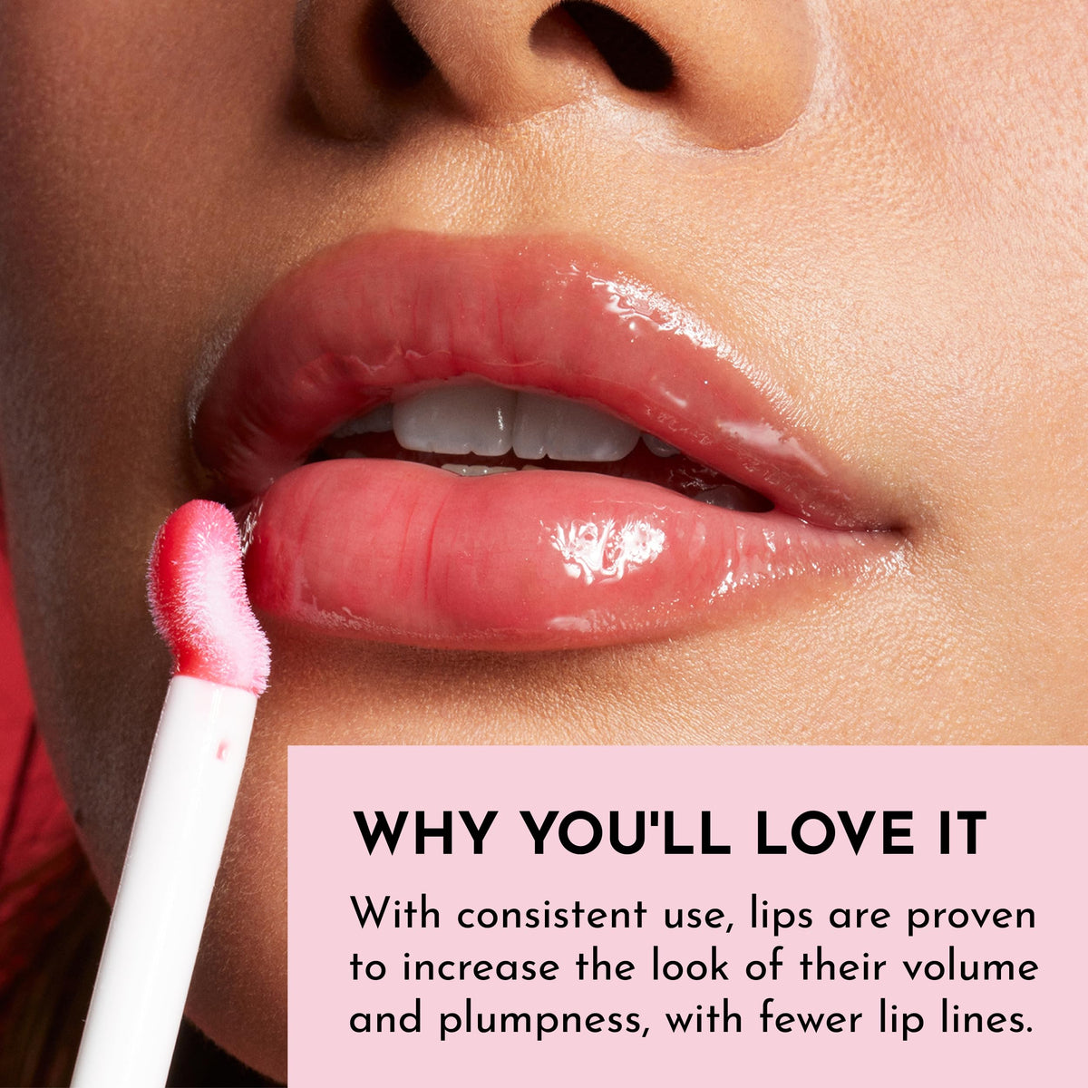 Lawless Forget the Filler Lip Plumping Gloss Cherry Vanilla in a makeup setting