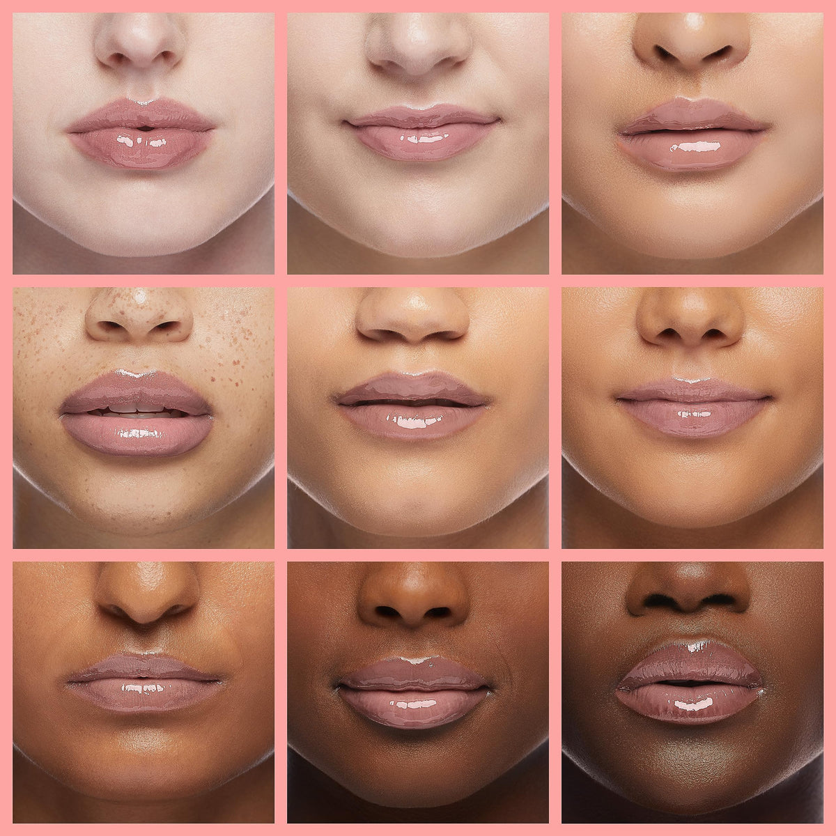 Lawless Forget the Filler Lip Plumping Gloss Cherry Vanilla swatch on lips